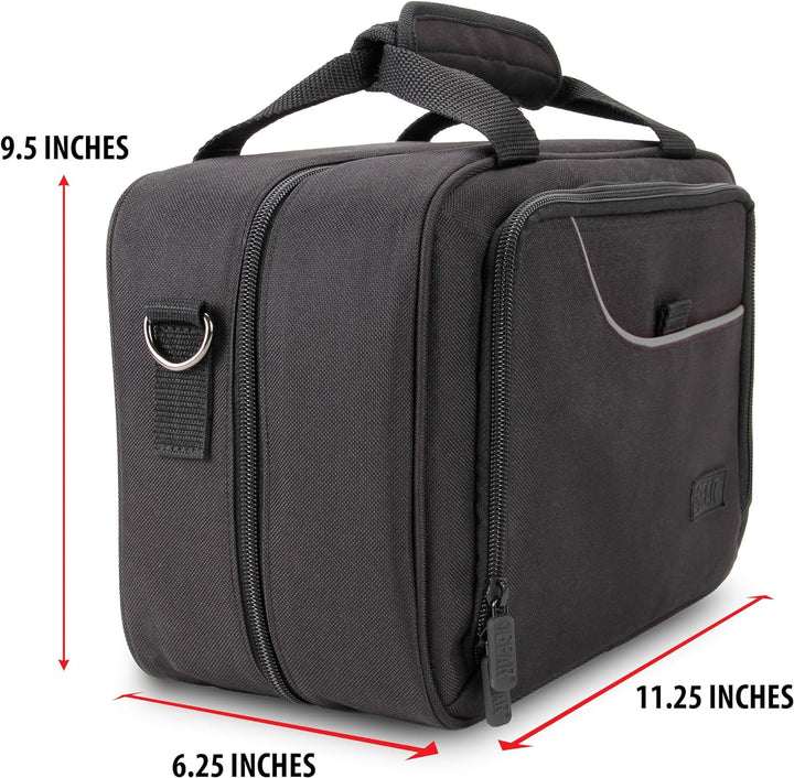 USA Gear Electronics Reiseorganisator Tech Bag Case Ablagefächer, Verstellbarer Schultergurt und gep