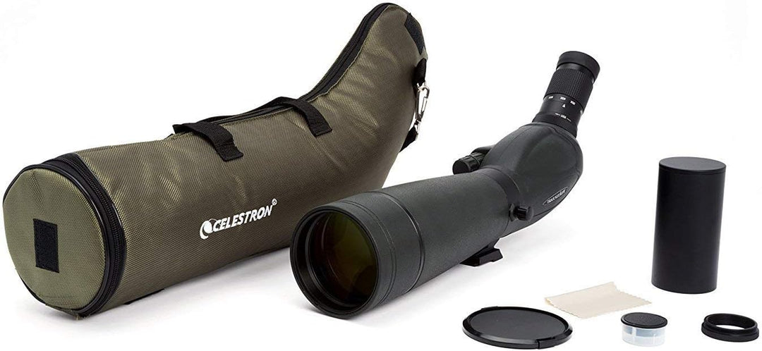 Celestron 52332 TrailSeeker 80mm Angled Spotting Scope Telescope, Black Trailseeker 80 - Angled, Tra