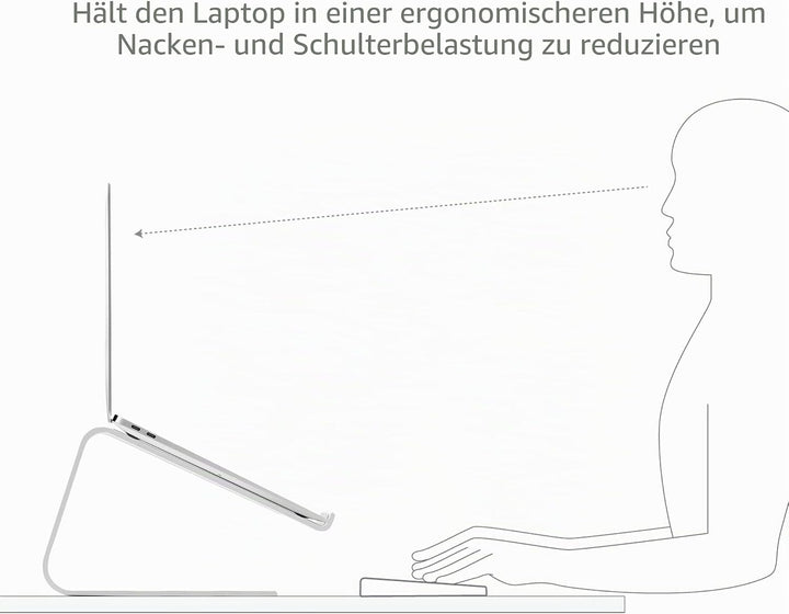 Twelve South Curve SE für MacBooks und Laptops | Aluminium Ergonomischer Desktop-Kühlständer für Zuh