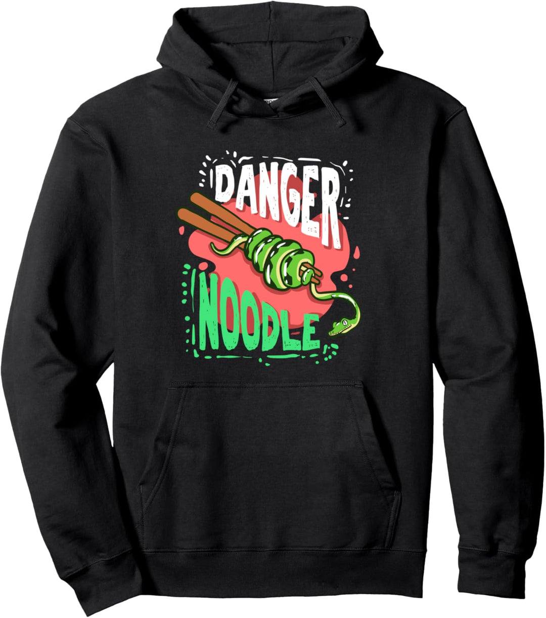 Danger Noodle Artwork für einen Schlangenbesitzer Pullover Hoodie
