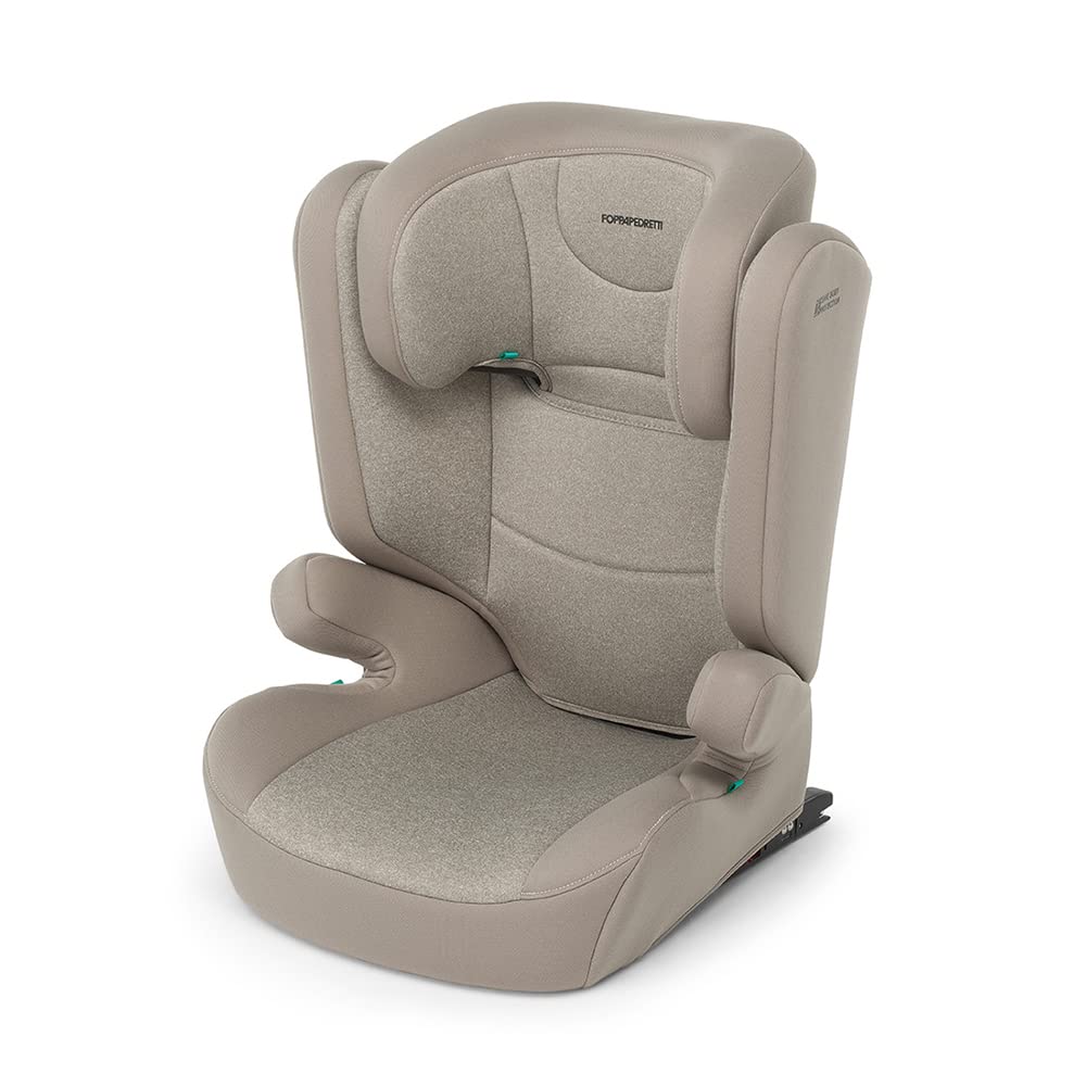Foppapedretti Kinderautositz Time I-Size 100 bis 150 cm Höhe 3-12 Jahre ECE R129 Dualfix Befestigung