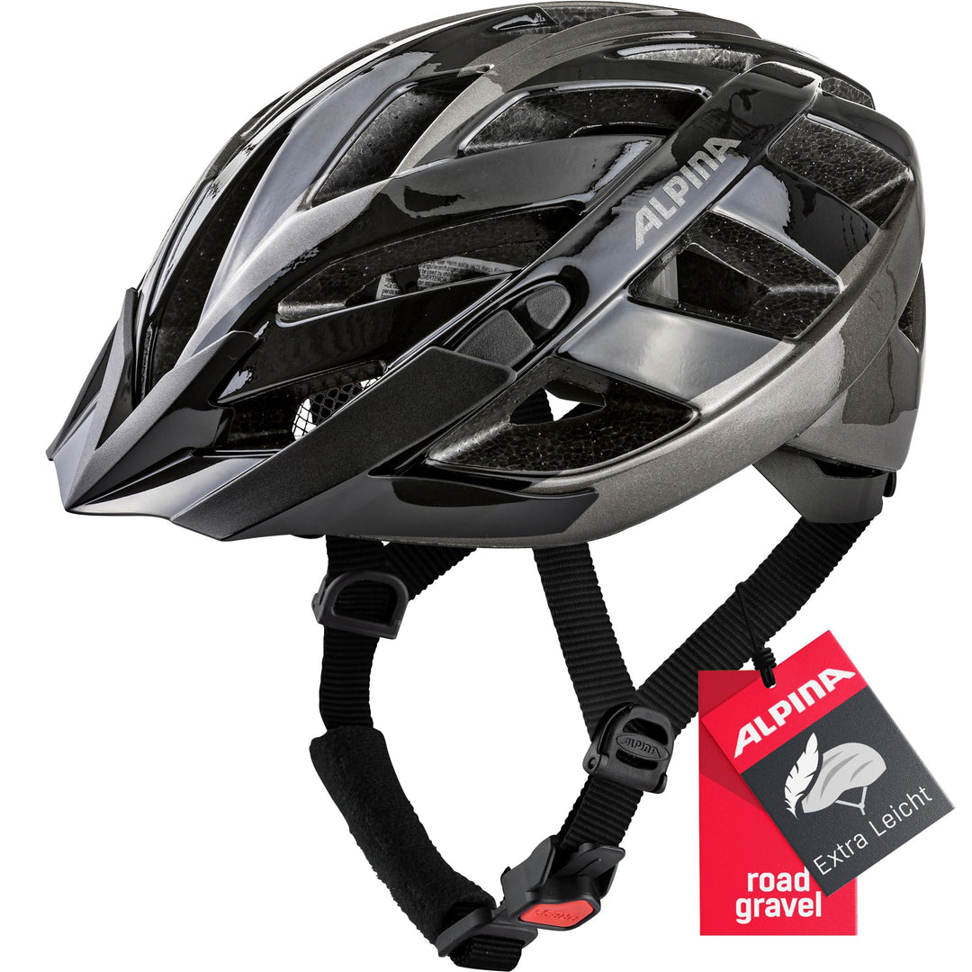 ALPINA PANOMA 2.0 L.E. - Reflektierender & Optimal Belüfteter Fahrradhelm Mit Fliegennetz & Nachrüst