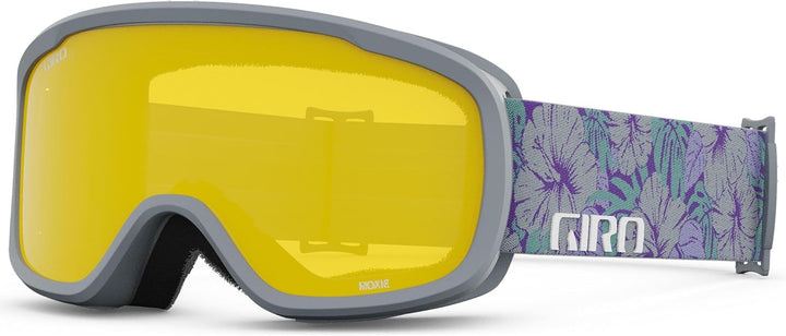 Giro Blok Asian Fit Erwachsene Schneebrille mit Vivid Lens, Grau botanisch – GRE Grau, Kobalt