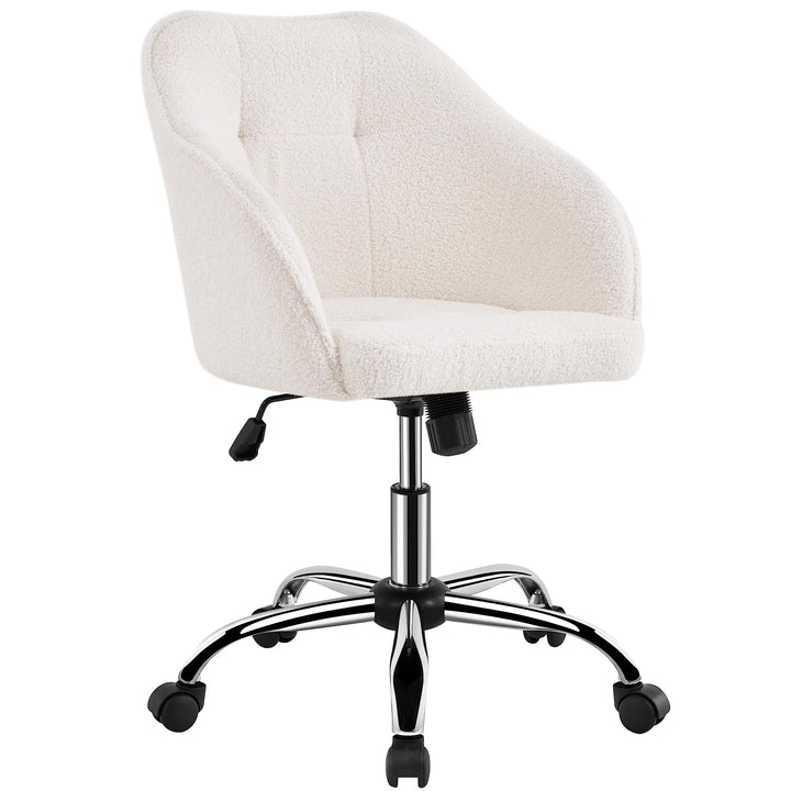 Yaheetech Bürostuhl Ergonomischer Schreibtischstuhl Drehstuhl Höhenverstellbar Computerstuhl mit Rol
