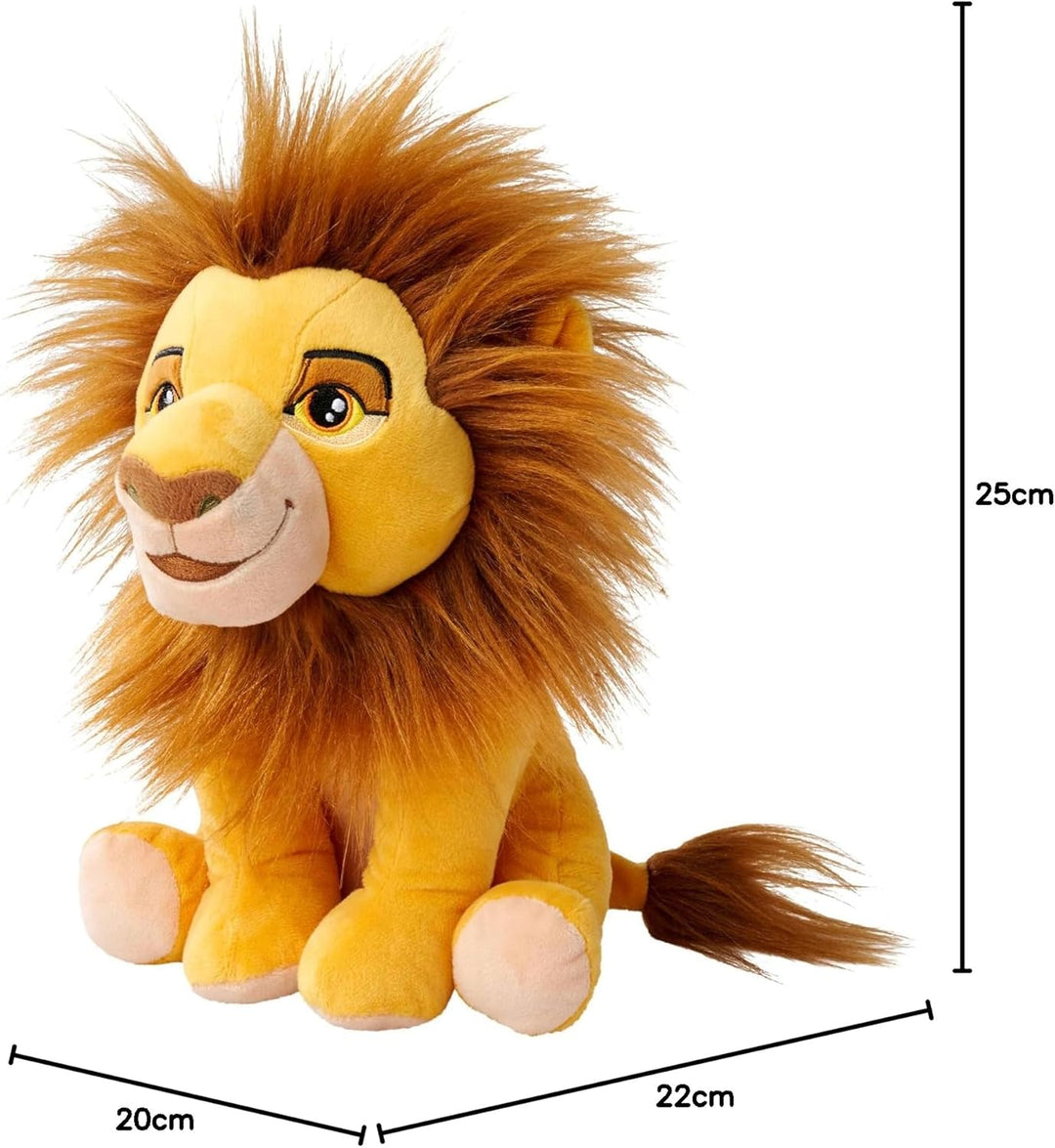 Disney Lion King, 30 Jahre König der Löwen, Mufasa, 25cm Plüschtier, ab den ersten Lebensmonaten gee