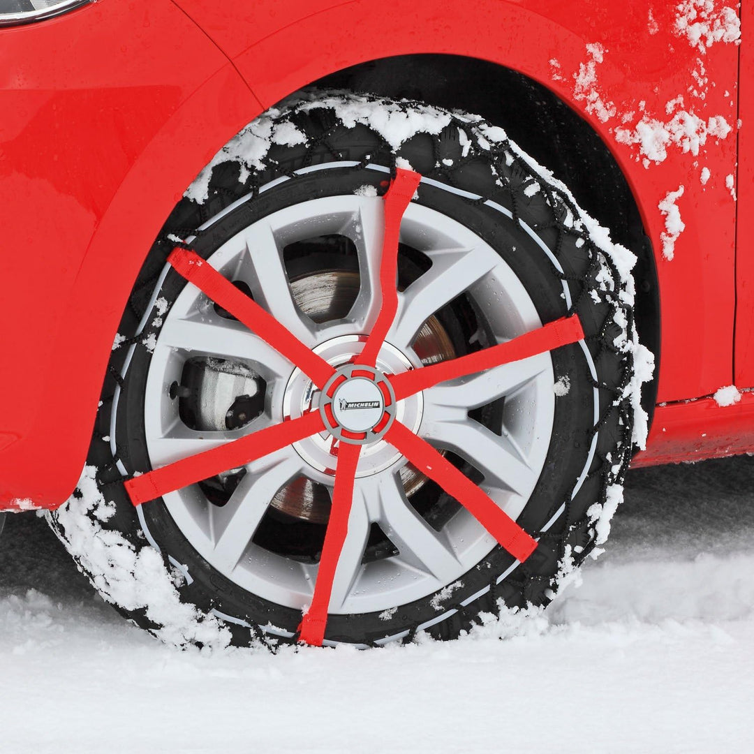 Michelin 92300 Textilschneeketten Easy Grip G12, ABS und ESP kompatibel, TÜV/GS und ÖNORM, 2 Stück,