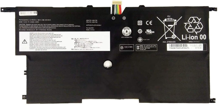 45N1701 45N1702 45N1703 4ICP5/58/73-2 Laptop Batterie Ersatz für Lenovo ThinkPad New X1 Carbon 14 Ge