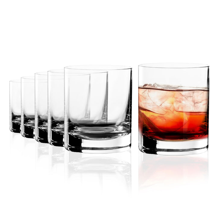 Stölzle Lausitz New York Bar Whiskygläser 6er-Set I 190ml Whisky Tumbler in zeitlosem Design I Spülm