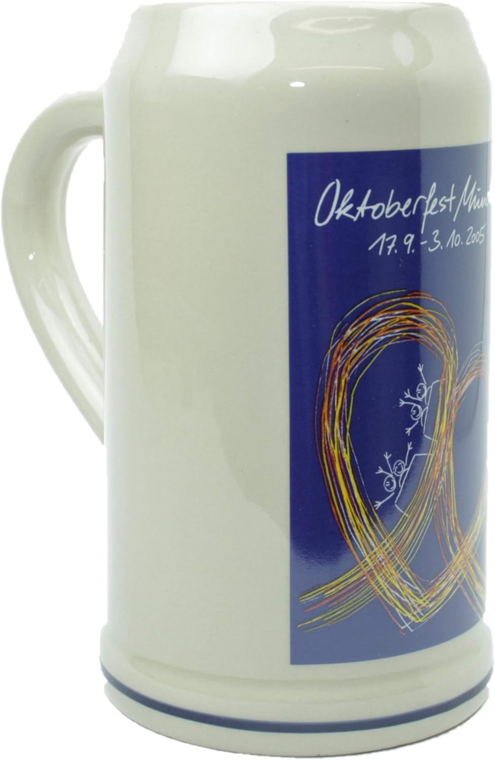 Steinfixx® - Original Oktoberfestkrug 2005 I Jahrgangskrug I Jahreskrug I Wiesnkrug I Sammlerkrug I
