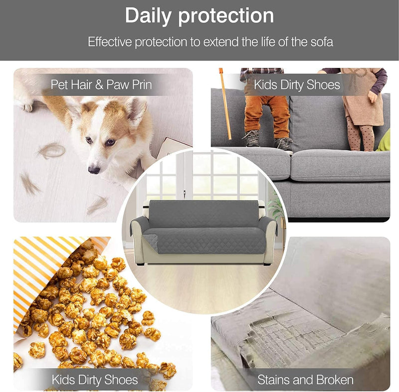 PETCUTE Sofaschoner 2 sitzer Couch überwurf couchbezug sofaüberzug Sofa Schutz Sofa Abdeckung 3 sitz