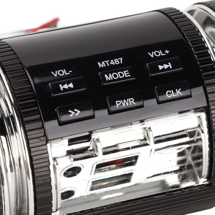 Motorrad-Audiosysteme, Motorrad-Bluetooth-Lautsprechersystem, Kabelloses IP54-wasserdichtes DC12V-Au