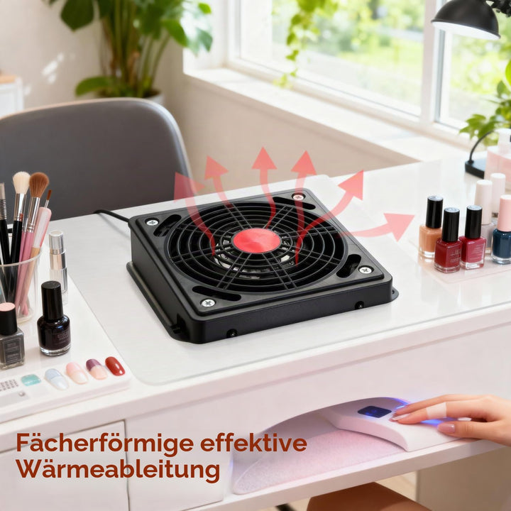 Nagelstaubsammler, 60 W Leistungsstarker Eingebetteter Nagel-Du-Nagelstaubabsauger Vakuum Nai