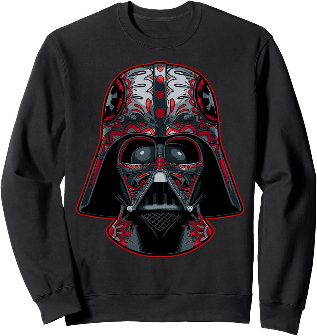 Star Wars Darth Vader Red Highlight Sugar Skull Sweatshirt