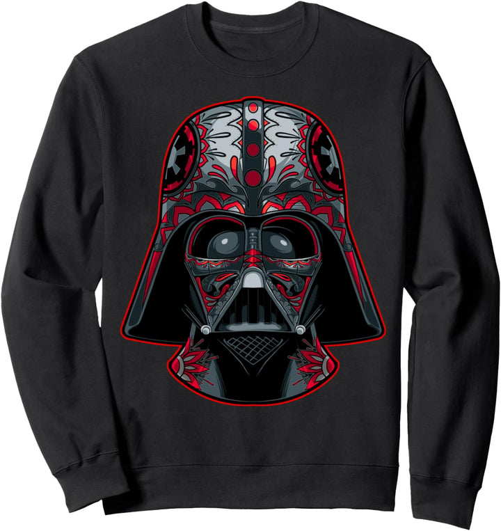 Star Wars Darth Vader Red Highlight Sugar Skull Sweatshirt