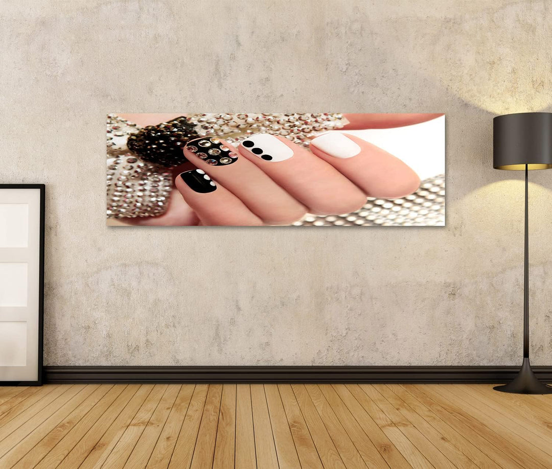 islandburner Bild auf Leinwand Maniküre Kurze Nägel Nagelstudio Bilder Wandbilder Poster Leinwand 12