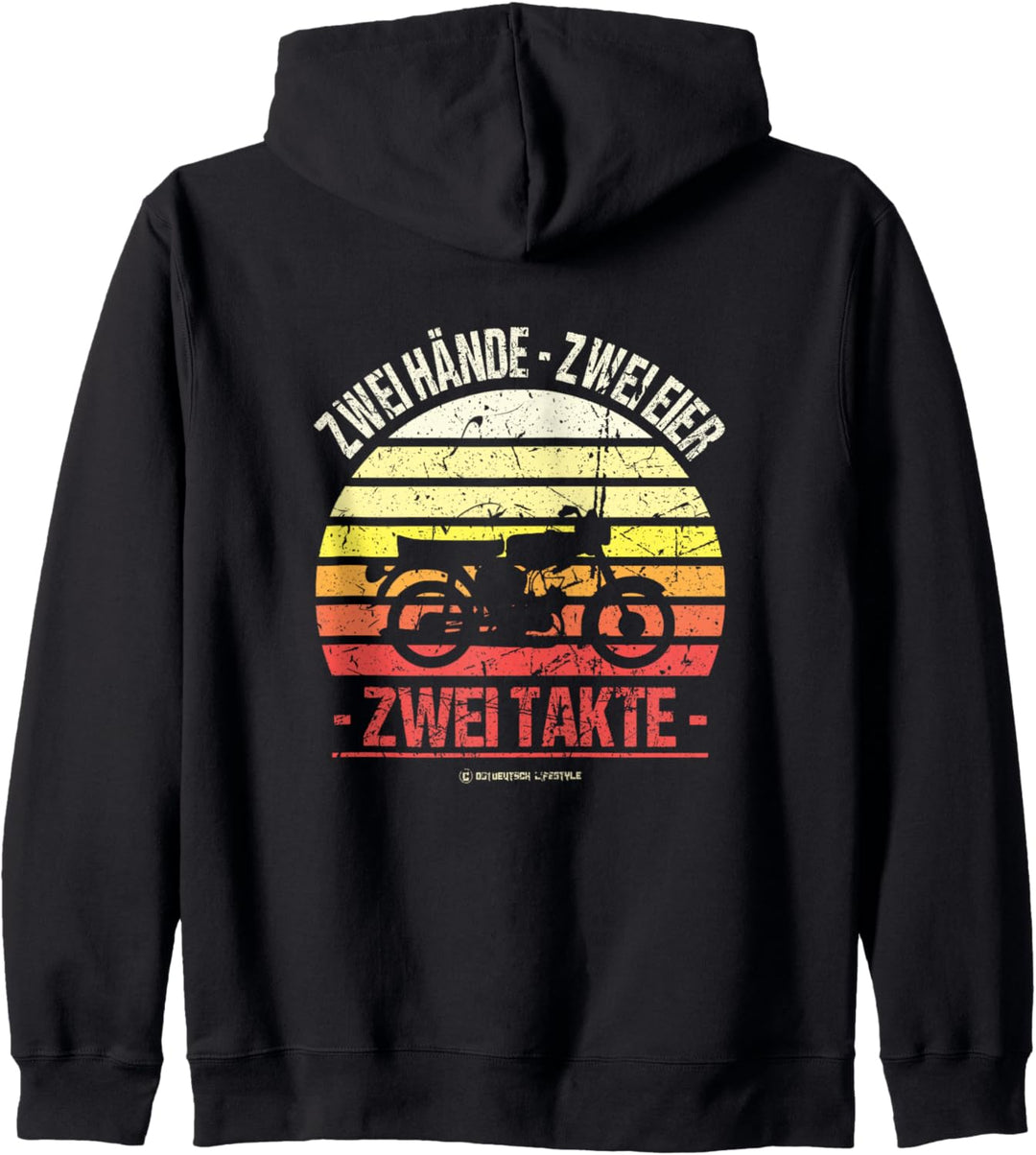 Zwei Hände Zwei Eier Zwei Takte Kapuzenjacke