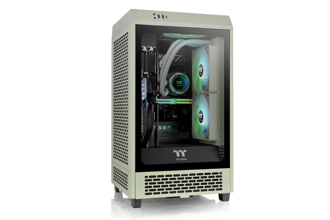 Thermaltake The Tower 200 | Mini Chassis | Matcha Green, Matcha Green