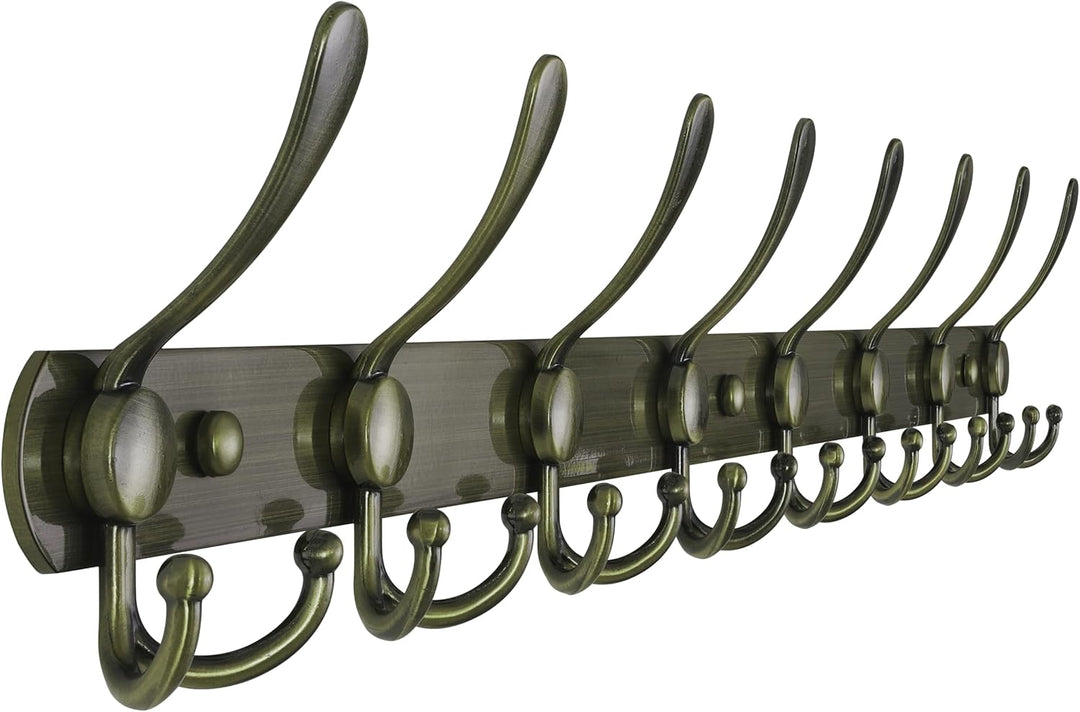 Dseap Garderobenleiste mit 8 haken, schwerlast 74cm Lang garderobenhaken, edelstahl wandgarderobe, k