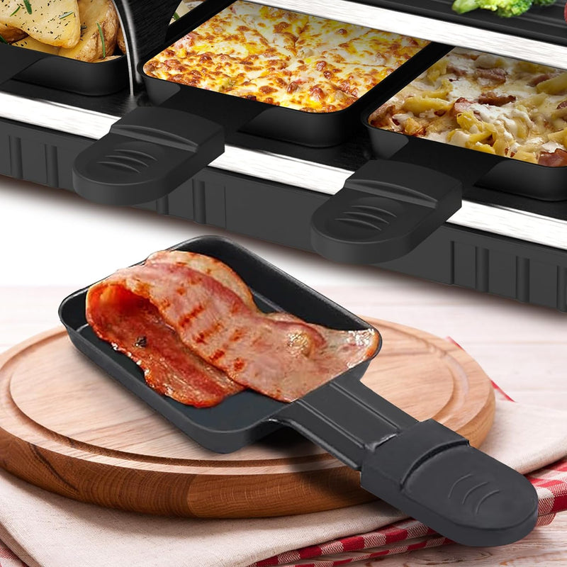 Raclette Pfännchen Ersatz Mini Pfännchen Raclette Edelstahl Antihaftbeschichtet für den Raclette Gri