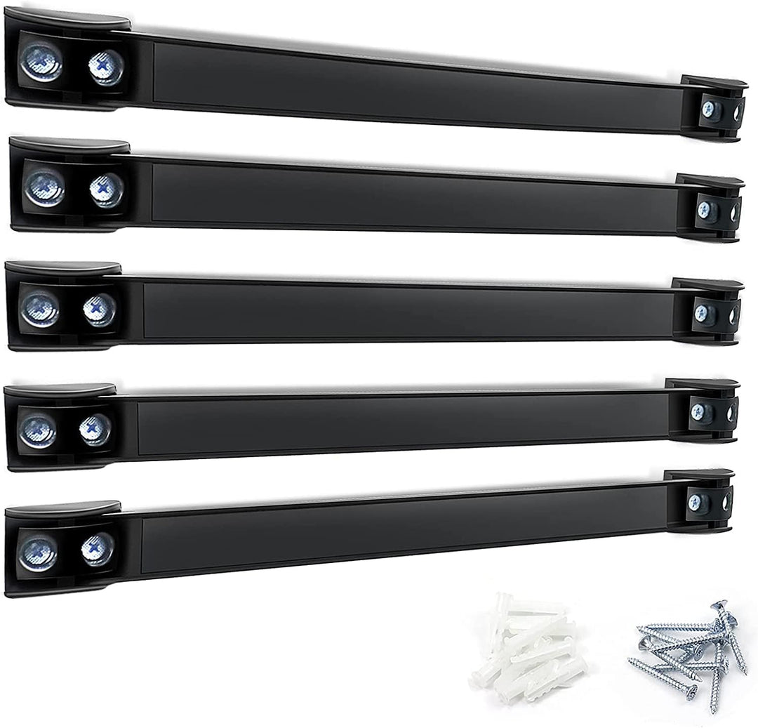 5 Stück Werkzeug Magnetleiste Set 40cm, Stark Magnetschiene Magnetische Werkzeughalter Wand, Magnet