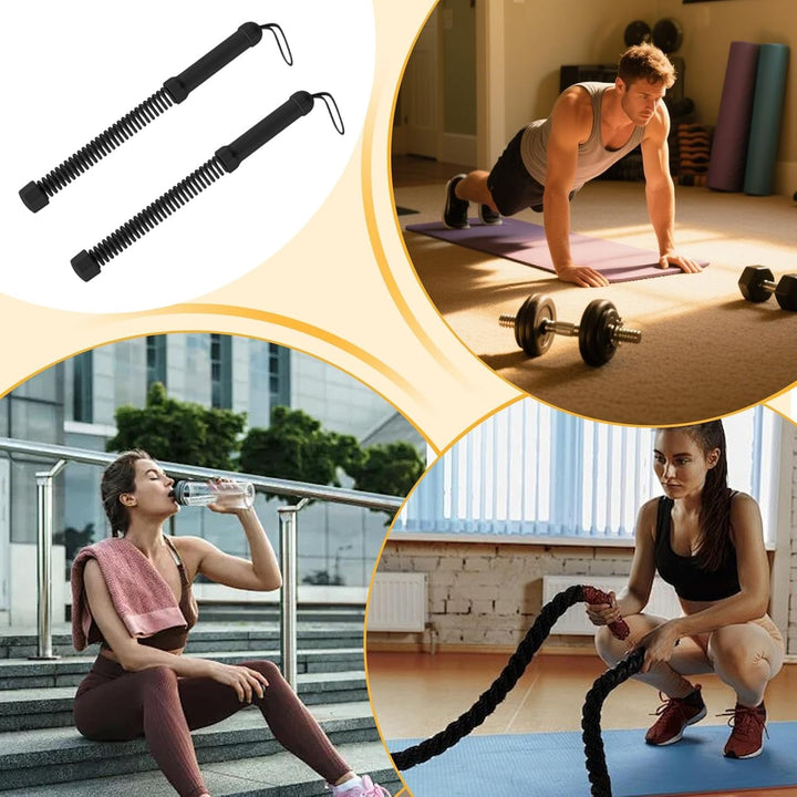 Generisch 2 Battle Ropes Ohne Seil, Seillose Kampfseile, Muskelaktivierung & Ganzkörpertraining Fitn