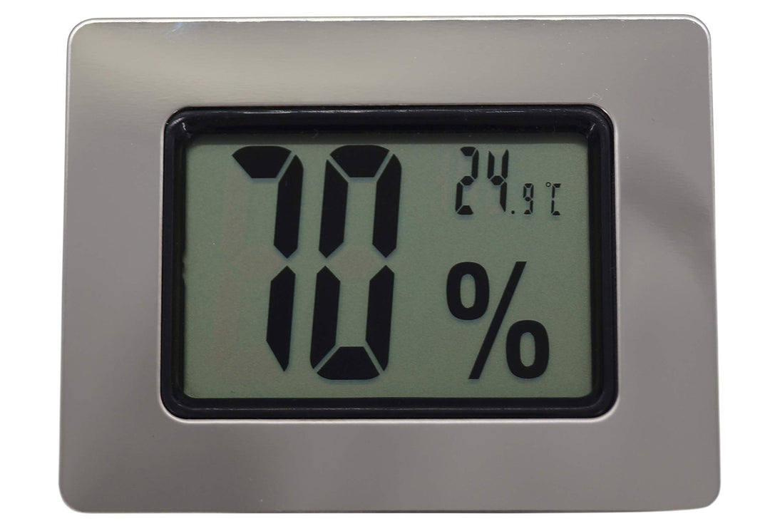 GERMANUS Digital Hygrometer Q1, silber