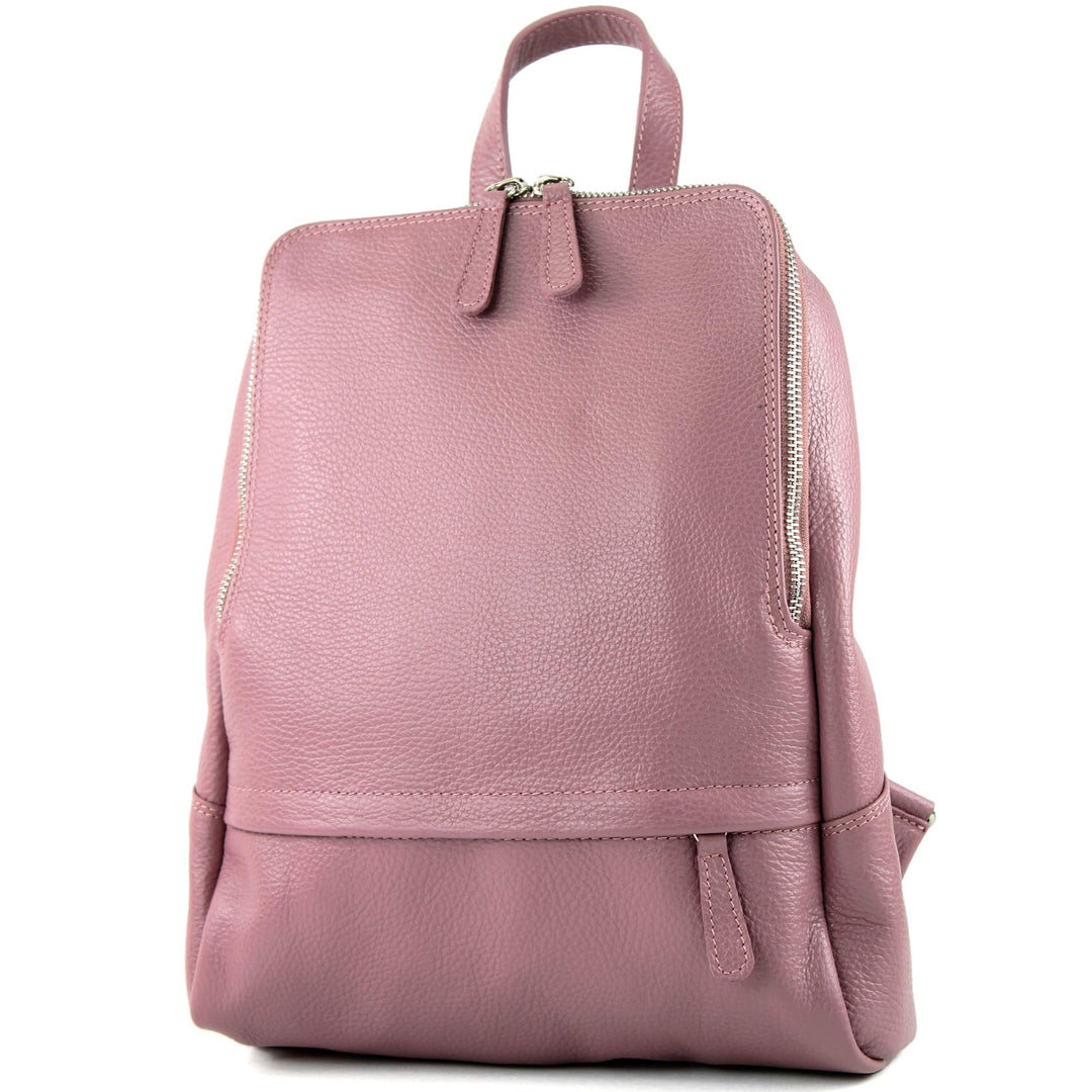 modamoda de - T138 - ital Damen Rucksacktasche aus Leder
