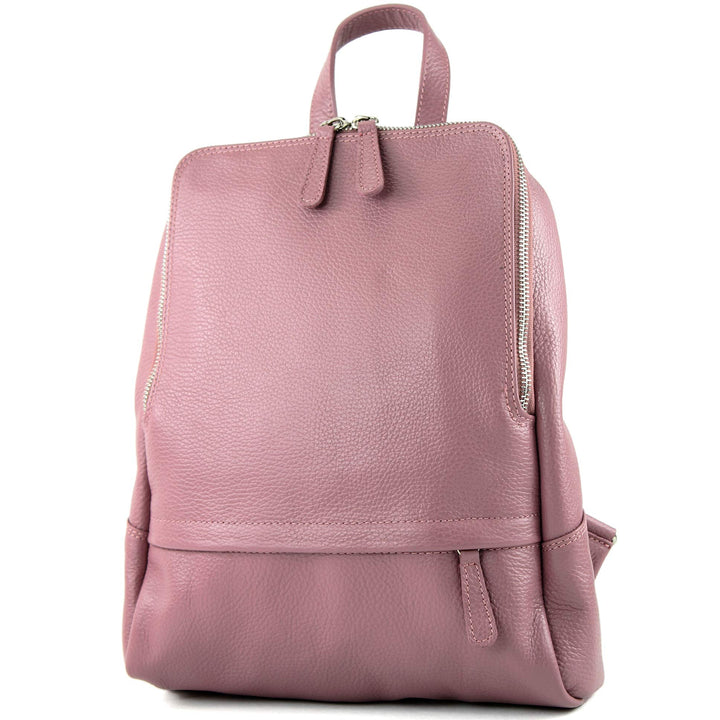 modamoda de - T138 - ital Damen Rucksacktasche aus Leder