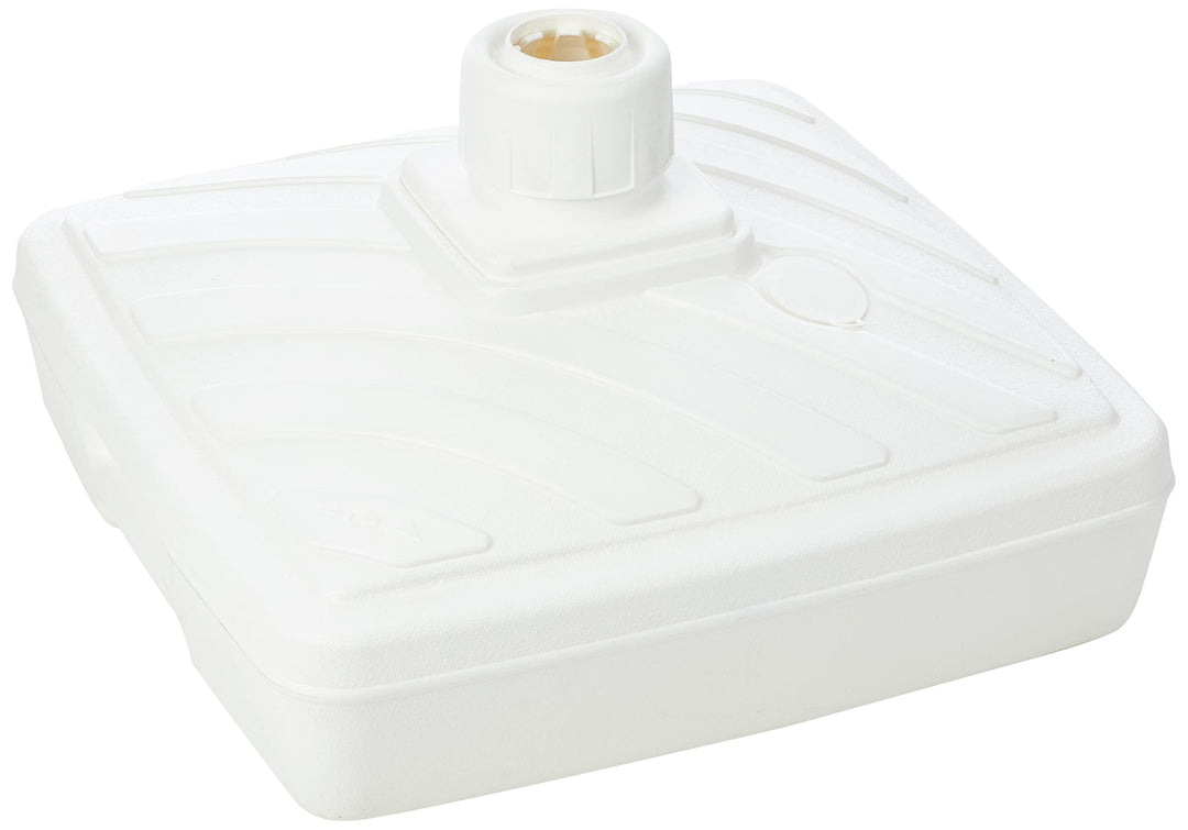 greemotion 462415 Schirmständer, Sonnenschirmständer für Rohr-Ø 36-56 mm, 40 l, Weiss Single, Single