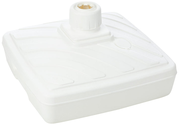 greemotion 462415 Schirmständer, Sonnenschirmständer für Rohr-Ø 36-56 mm, 40 l, Weiss Single, Single