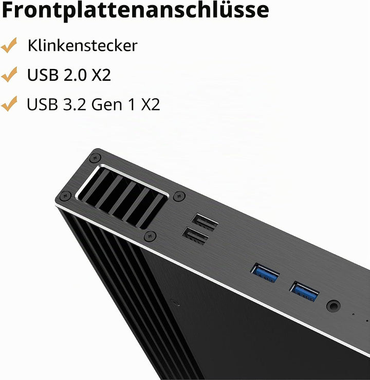 Akasa Plato WS, for Intel® NUC 13/12/11 Pro (Arena Canyon/Wall Street Canyon/Tiger Canyon), Aluminum