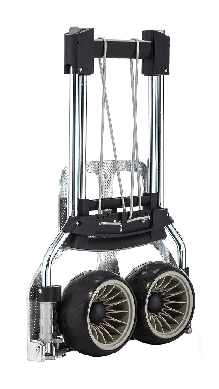 RuXXac Cross 2234-41V3 faltbare Sackkarre, Tragfähigkeit 100 kg, extra breite Räder, platzsparend ei