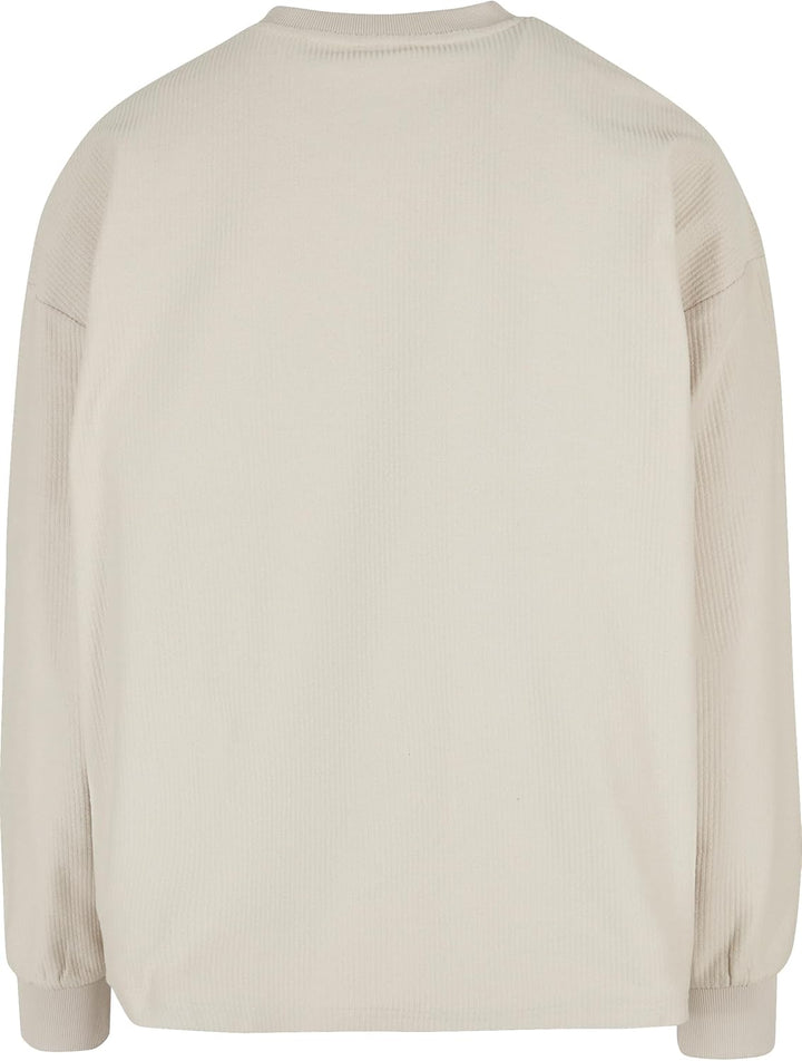 Urban Classics Herren Sweatshirt Rib Terry Boxy Crew, Pullover für Männer in Oversized Optik, in 2 F
