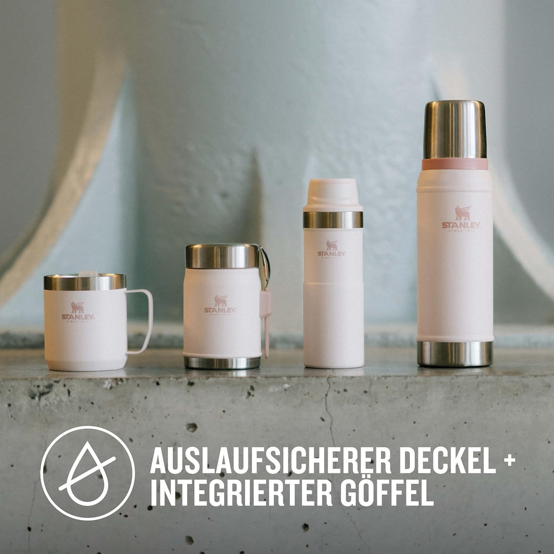 Stanley Classic Legendary Thermobehälter für Essen mit Göffel 400 ml - Hält 7 Stunden Heiss oder Kal