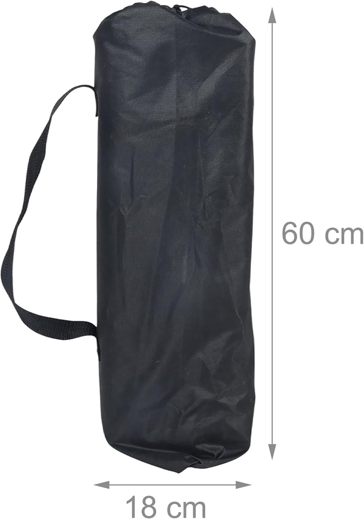 Relaxdays Campingtisch, Faltbarer Beistelltisch, HBT 55 x 95 x 53 cm, Camping & Picknick, Klapptisch