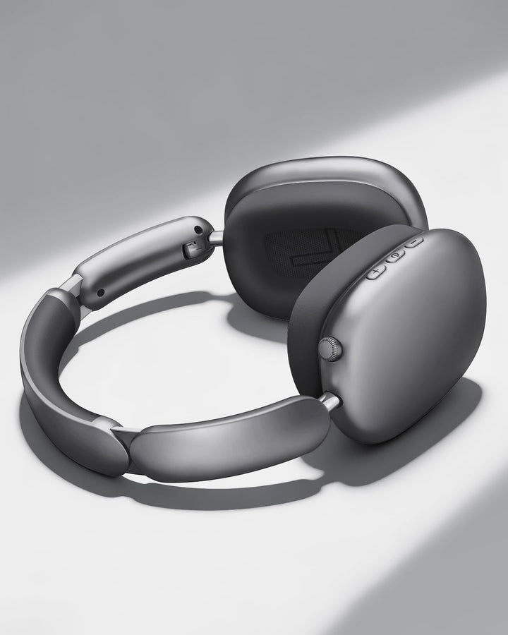Wentronic Y02 Aktive Noise Cancelling Kopfhörer,60 Std.5 EQ-Musikmodi,Hi-Res-Audio,Tiefe Bässe,faltb