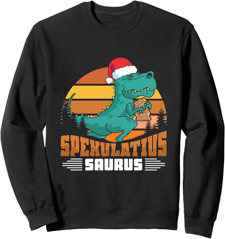 Tyrannosaurus Dinosaurier Weihnachten Spekulatius Saurus Sweatshirt
