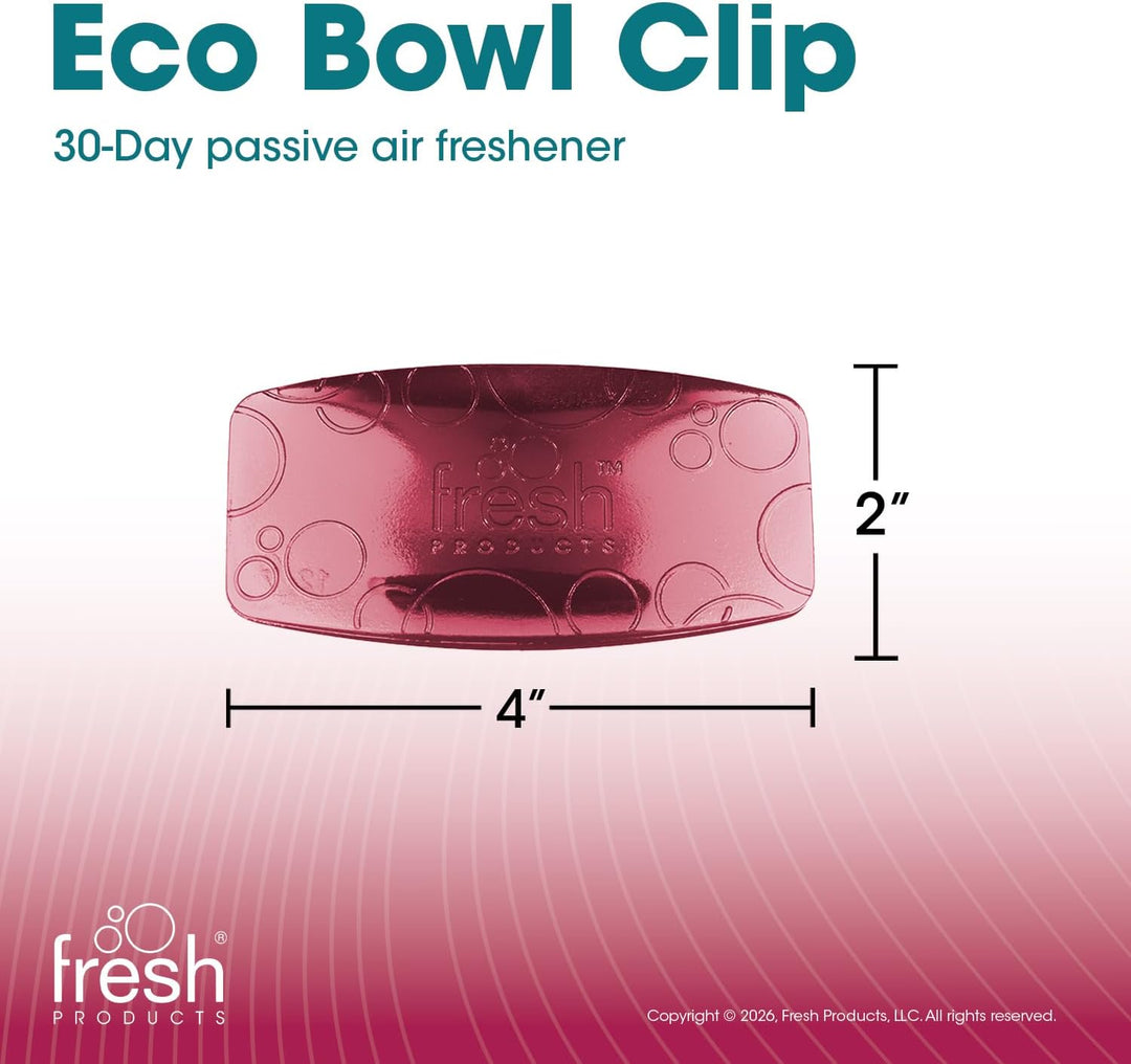 Fre-Pro by Fresh - Bowl Clip Lufterfrischer für Toiletten, Spiced Apple, Box mit 12 Stück, Spiced Ap