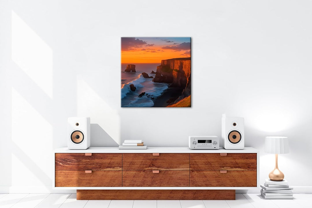 deyoli Zwölf Apostel in Australien Format: 60x60 cm als Leinwandbild, Motiv fertig gerahmt auf Echth