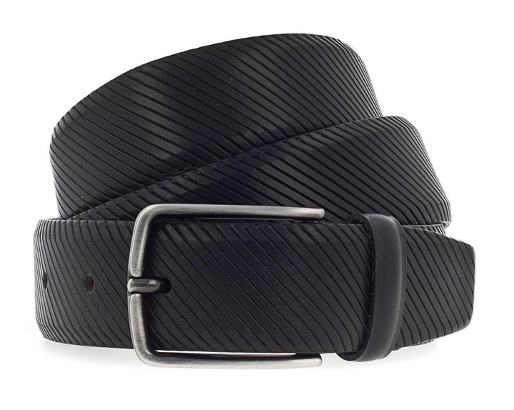 Vanzetti 35mm Leather Belt W80 Black - kürzbar