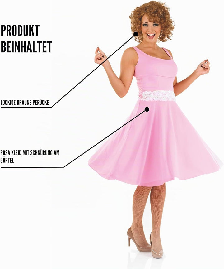 Fun Shack Dirty Dancing Kostüm, 1950er Kleider Damen, Kleid 50er Jahre Damen Rockabilly, Kostüm 50er