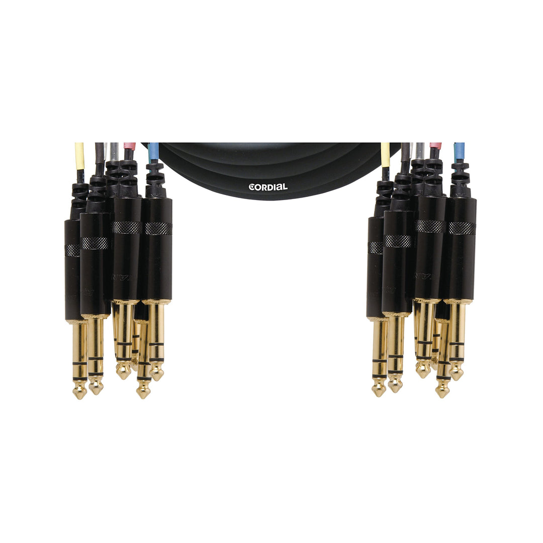 CORDIAL Kabel Mehrpaarig 8 jack/jack stereo 3 m Kabel AUDIO Mehrpaarig