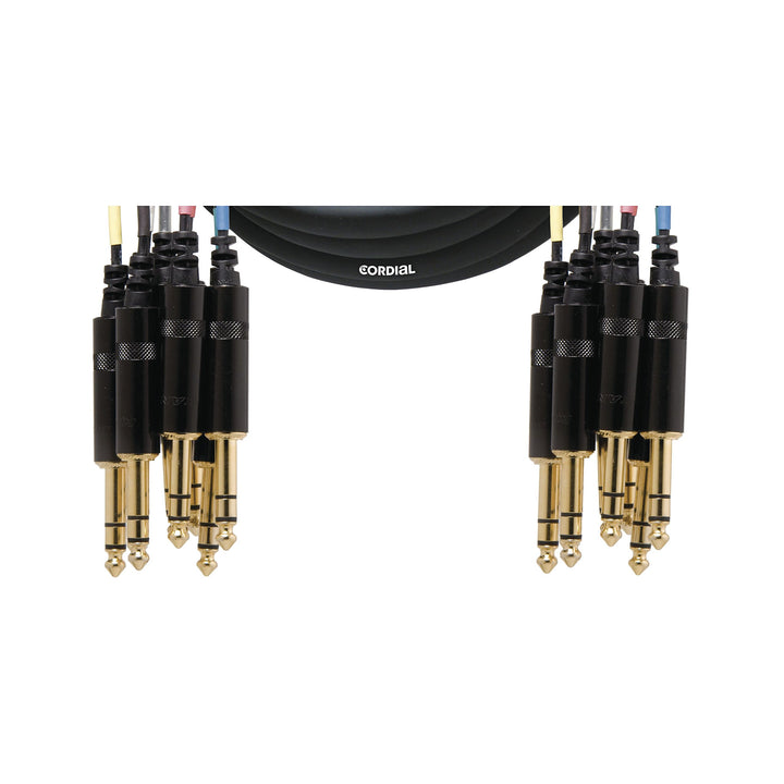 CORDIAL Kabel Mehrpaarig 8 jack/jack stereo 3 m Kabel AUDIO Mehrpaarig