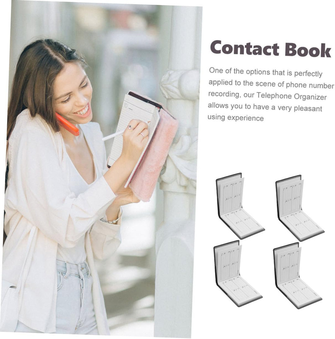 NUOBESTY 12 Stück Mini Telefonbuch Klein Taschenadressbuch Mit Register Tragbares Adressbuch Für Tel