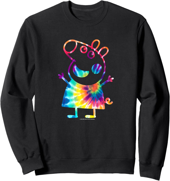 Peppa Pig Tie Dye Portrait Sweatshirt