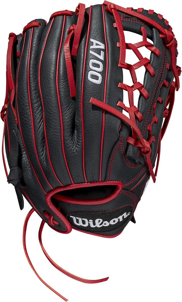WILSON 2022 A700 Jugend-Baseball-Handschuh Outfield 12" Linke Hand Wurf, Outfield 12" Linke Hand Wur