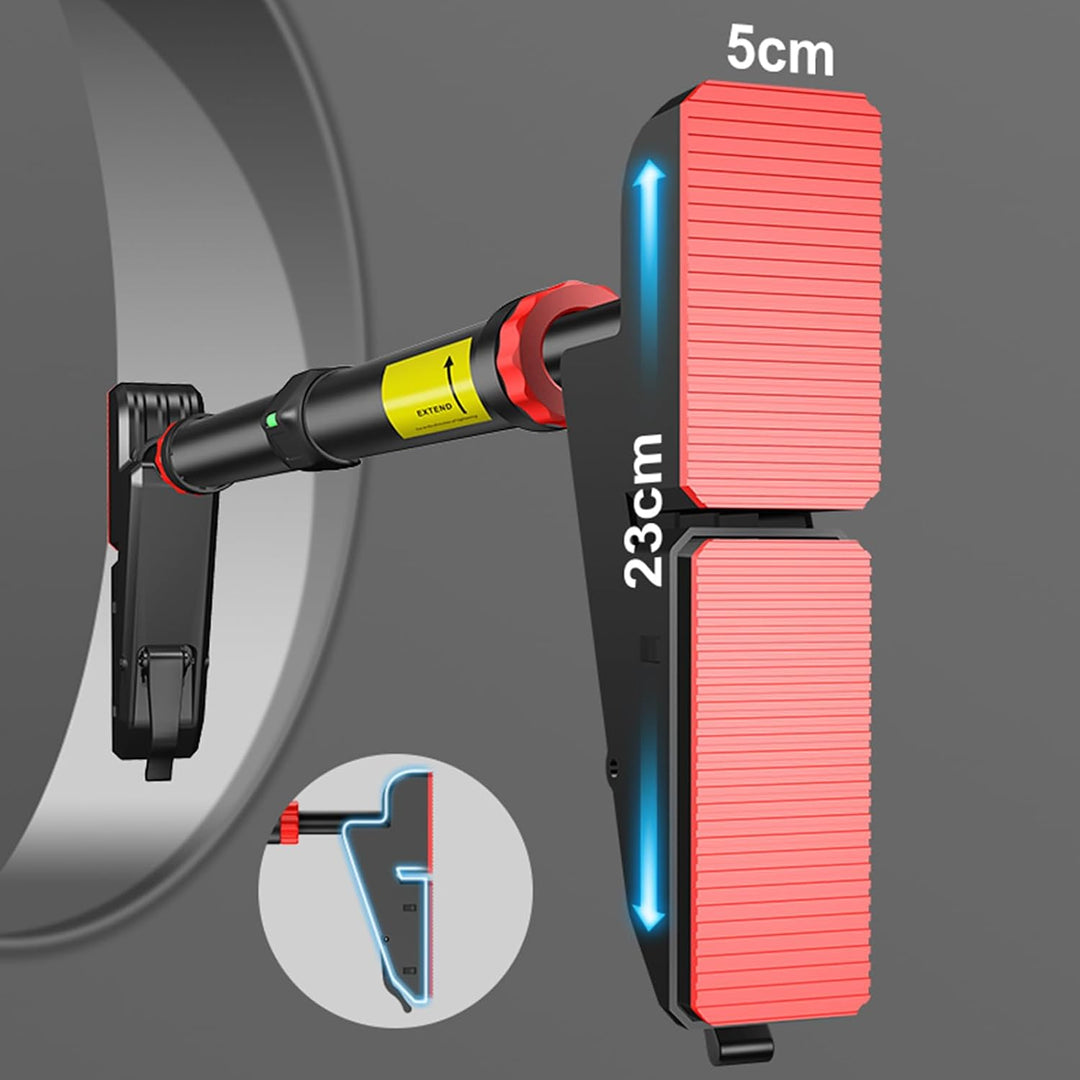 Klimmzugstange Türrahmen, Tragkraft bis 200 Kg, Reckstange verstellbar 70-90 cm, Home Gym, Reckstang
