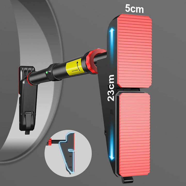 Klimmzugstange Türrahmen, Tragkraft bis 200 Kg, Reckstange verstellbar 70-90 cm, Home Gym, Reckstang