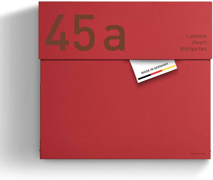 Radius Briefkasten Letterman 4 rot Wandbriefkasten 560r