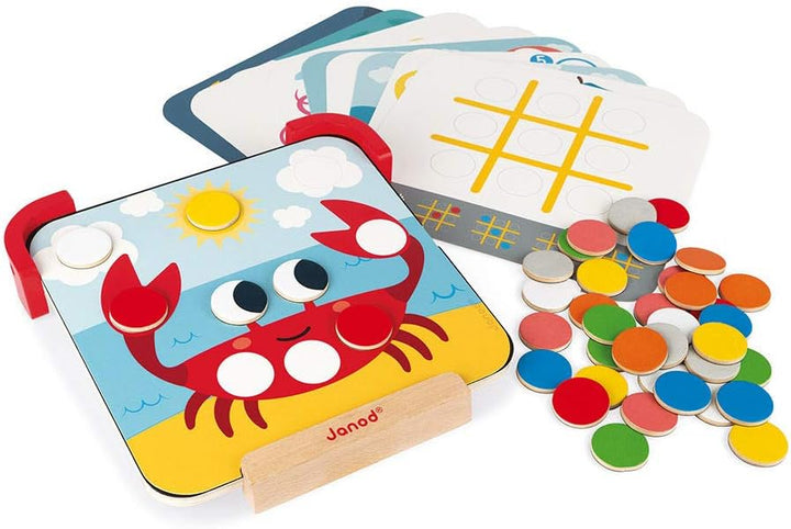 Janod - I Learn Colours - Magnetic Educational Toy - For children fom the Age of 2, J05321